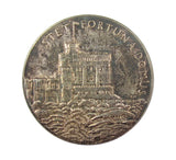 1935 George V Silver Jubilee RM 32mm Silver Medal - In Named Case