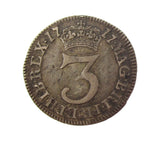 George I 1717 Maundy Threepence - VF