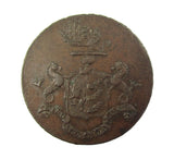 c.1790 Suffolk Ipswich Halfpenny Token - DH34 - VF