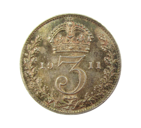 George V 1911 Threepence - UNC