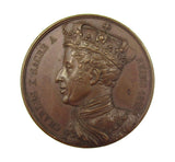 France 1825 Coronation Of Charles X 41mm Medal - By Brun