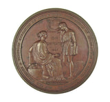 1834 City Of London School 58mm Bronze Medal - By Wyon