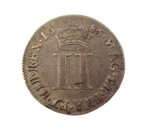 James II 1686 Maundy Twopence - VF