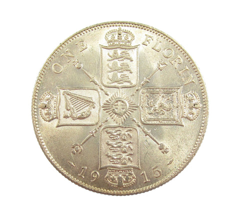 George V 1915 Florin - EF