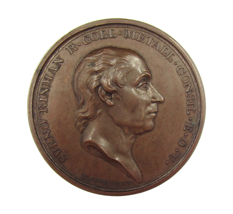 Sweden 1823 Sven Rinman 40mm Bronze Medal