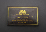 1887 Embossed Hard Case For 11 Coin Proof Set - Five Pound To Threepence