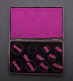 1887 Embossed Hard Case For 11 Coin Proof Set - Five Pound To Threepence