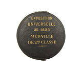 France 1855 Napoleon III Universal Exposition 60mm Medal - Cased