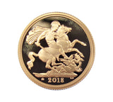 Elizabeth II 2018 Gold Proof Sovereign - FDC