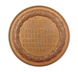 Germany 1864 Frankfurt Art And Industry Exhibition 54mm Medal