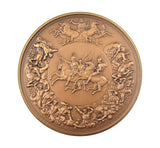 1990 Battle Of Waterloo 175th Anniversary 63mm Bronze Medal