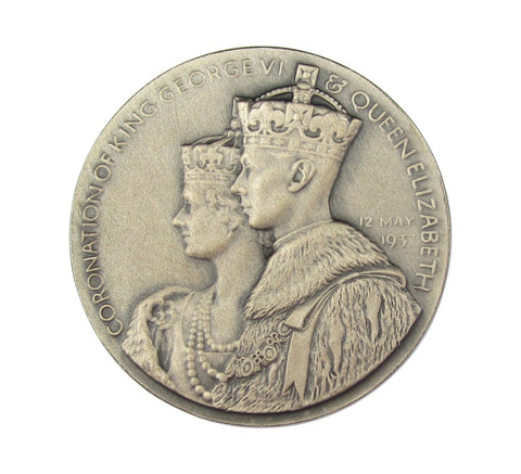 1937 George VI Coronation 32mm Silver Medal - By Turner & Simpson
