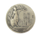 1937 George VI Coronation 32mm Silver Medal - By Turner & Simpson