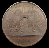 1830 Liverpool & Manchester Railway 49mm Bronze Medal - By Halliday
