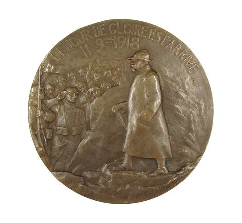 France 1918 Georges Clemenceau Prime minister 68mm Medal
