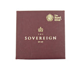 Elizabeth II 2018 Gold Proof Sovereign - FDC