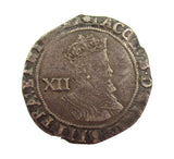 James I 1604-1619 2nd Coinage Shilling - GF