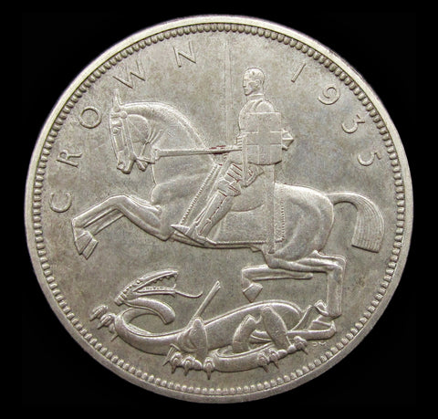 George V 1935 Specimen Crown - UNC
