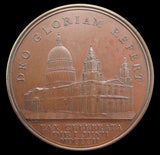 1802 Peace Of Amiens St Paul's Cathedral 49mm Medal - By Hancock