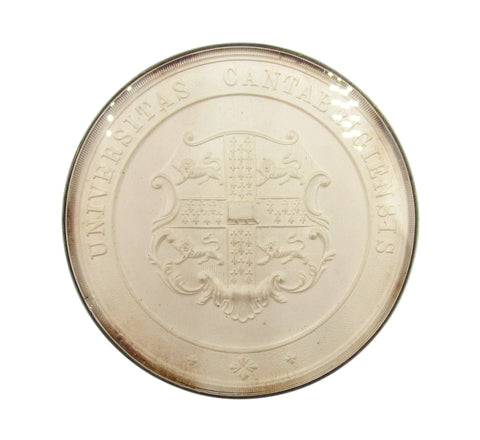 c.1900 Cambridge University Athletics Frosted Silver Medal Pair