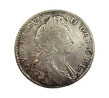 William III 1697 Shilling - GRI Error - Fine