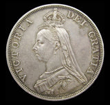 Victoria 1889 Double Florin - EF