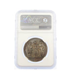 1727 Coronation Of Caroline 34mm Silver Medal - NGC MS62
