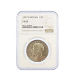 George V 1927 Proof Halfcrown - NGC PF65
