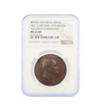 1831 Coronation Of William IV Official Bronze Medal - NGC MS64