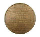 1848 Voyage Of The Junk Keying 45mm Bronze Medal - By Halliday