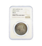 Victoria 1887 Halfcrown - NGC MS63