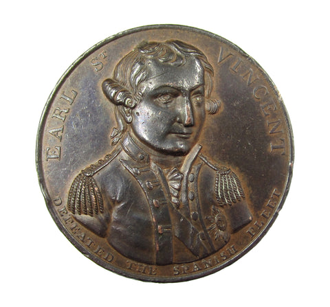 1797 Battle Of Cape St Vincent 38mm Medal - By Wyon