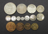 George VI 1937 15 Coin Cased Proof Set - Crown To Maundy