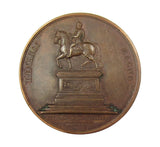 France 1817 Statue Of Henry IV 50mm Medal - By Andrieu