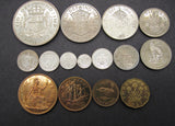 George VI 1937 15 Coin Cased Proof Set - Crown To Maundy
