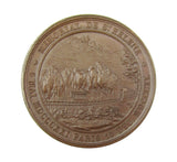France 1840 Napoleon's Tomb At St Helena 41mm Medal - By Bovy
