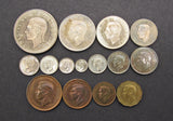 George VI 1937 15 Coin Cased Proof Set - Crown To Maundy