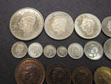 George VI 1937 15 Coin Cased Proof Set - Crown To Maundy