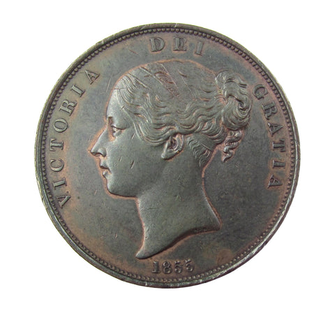 Victoria 1855 Penny - GVF