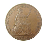 Victoria 1855 Penny - VF