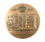 1953 Elizabeth II Coronation 81mm Medal By Dropsy - 2015 Restrike
