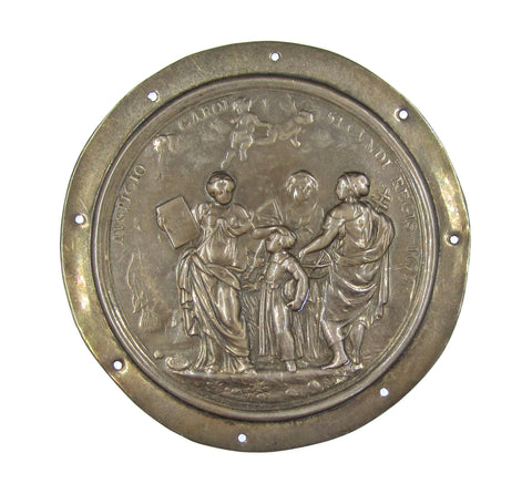 1673 Christ’s Hospital Nautical School 83mm Badge - By Roettiers
