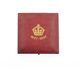 1897 Victoria Diamond Jubilee 56mm Silver Medal - Cased