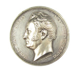 Belgium 1852 Louis Joseph Seutin 62mm Silver Medal - By Wiener