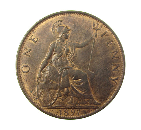 Victoria 1897 Penny - A/UNC