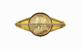 1897 Victoria Diamond Jubilee 26mm Medal In 15ct Gold Brooch