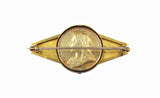 1897 Victoria Diamond Jubilee 26mm Medal In 15ct Gold Brooch