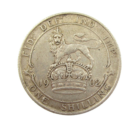 Edward VII 1902 Shilling - NVF