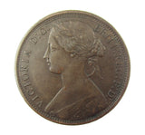 Victoria 1866 Penny - VF