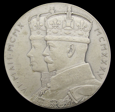 1935 George V Silver Jubilee Royal Mint 57mm Silver Medal - Cased